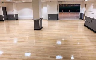 commercial wood floor restoration in Newcastle Upon Tyne