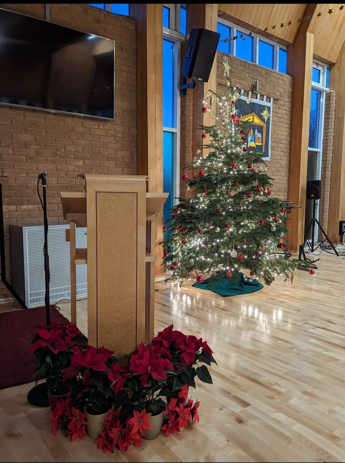 New commercial timber floor installation at Holy Trinity with St Mark in Stockton-on-Tees